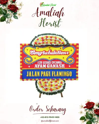 Bunga Papan Congratulation di Jembangan